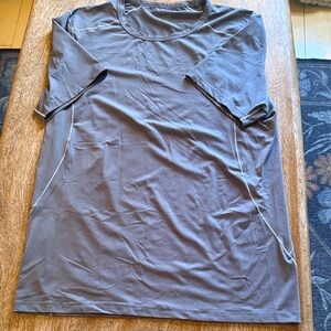 Gray men’s running/athletic top.